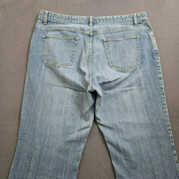 VTG Gap Women 18A High Rise Boot Cut Jeans Light Wash Denim - Picture 4 of 11